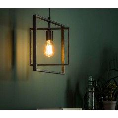 ZI Hanging lamp 1L Turn square